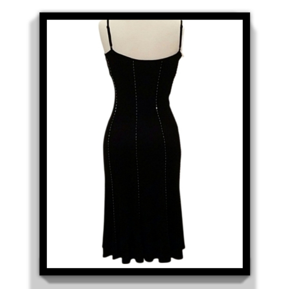 BCBGMaxAzria Beaded Dress with Adjustable Straps - Picture 5 of 16